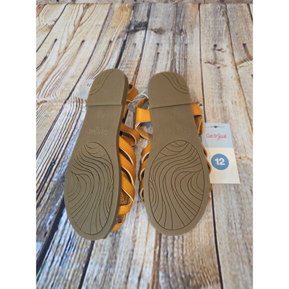 Cat & Javk Brown Sandals Size Girls 12 NWT - Picture 3 of 4